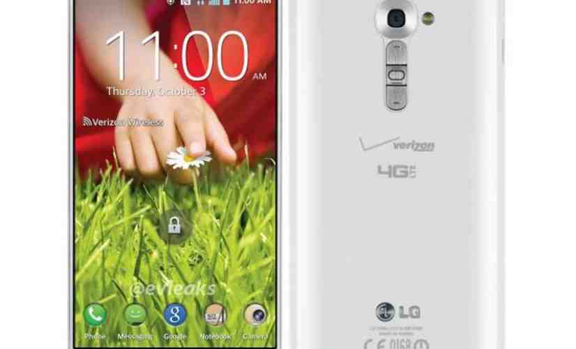 White LG G2 for Verizon shown off in leaked images