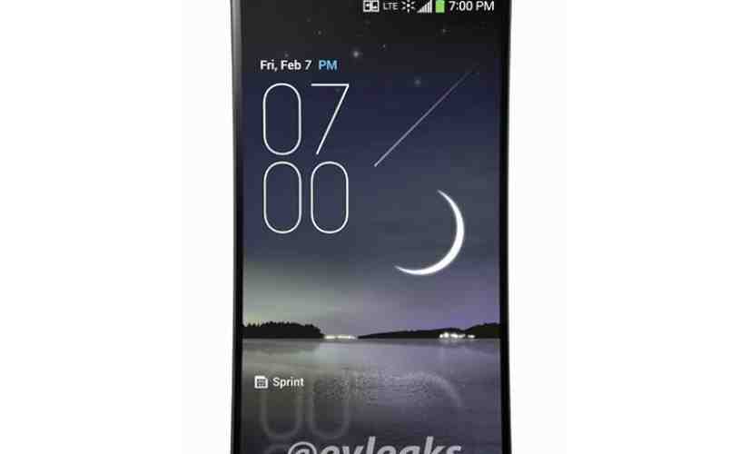 Sprint LG G Flex shown off in leaked image
