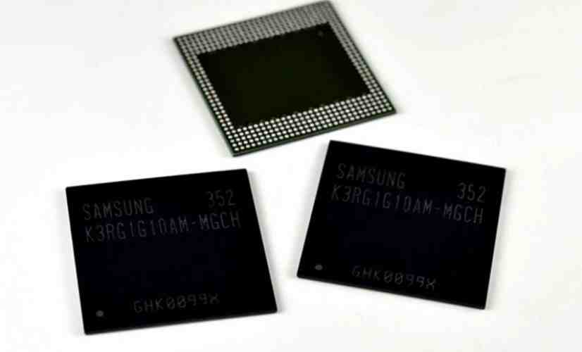 Samsung intros 8Gb LPDDR4 mobile memory, could result in devices with 4GB RAM