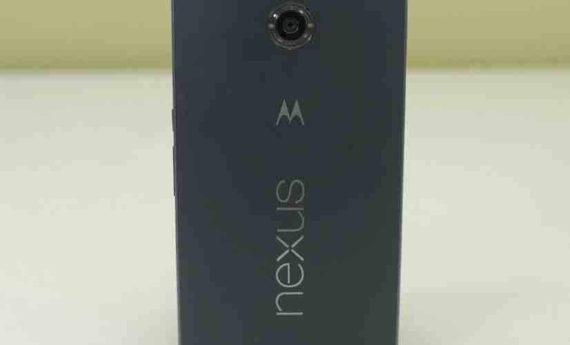 Nexus 6 rear Midnight Blue