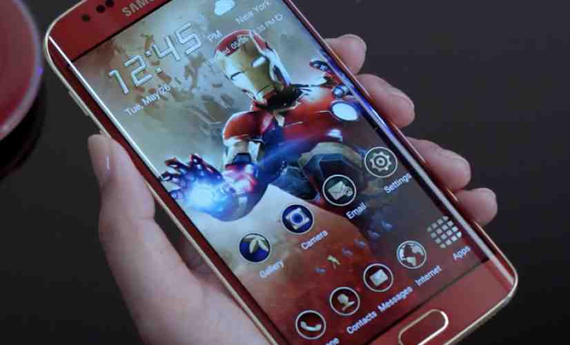 Iron Man Galaxy S6 edge close