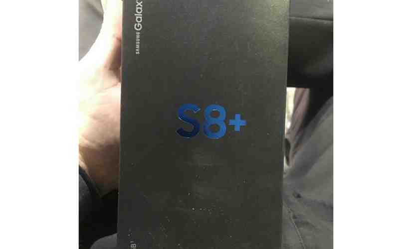 Samsung Galaxy S8+ packaging