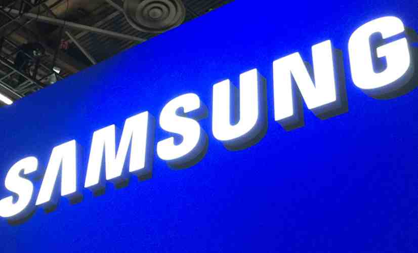 Samsung logo CES 2015 booth