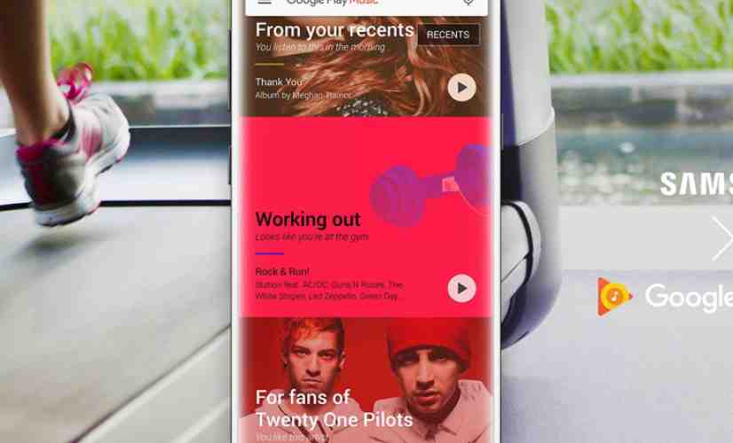 Samsung Google Play Music
