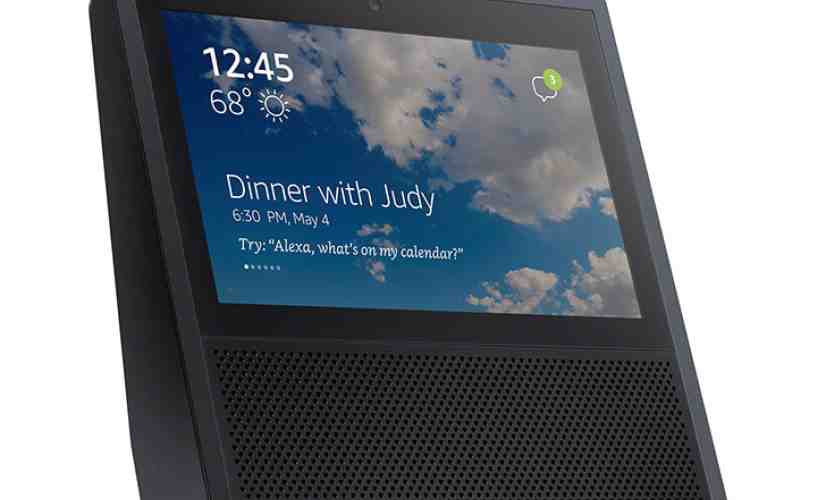 Amazon Echo built-in touchscreen