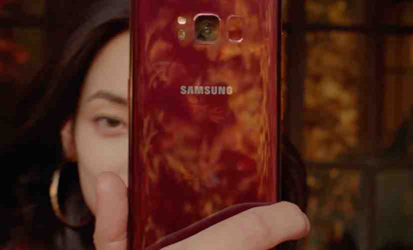 Burgundy Red Samsung Galaxy S8