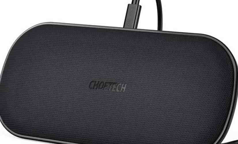 Choetech Dual Wireless Charger can charge two phones at once, is now on sale