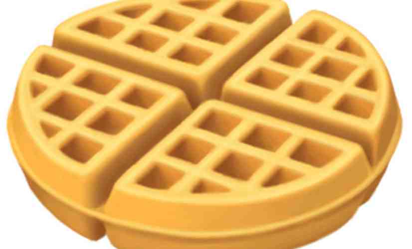 iOS 13 waffle emoji