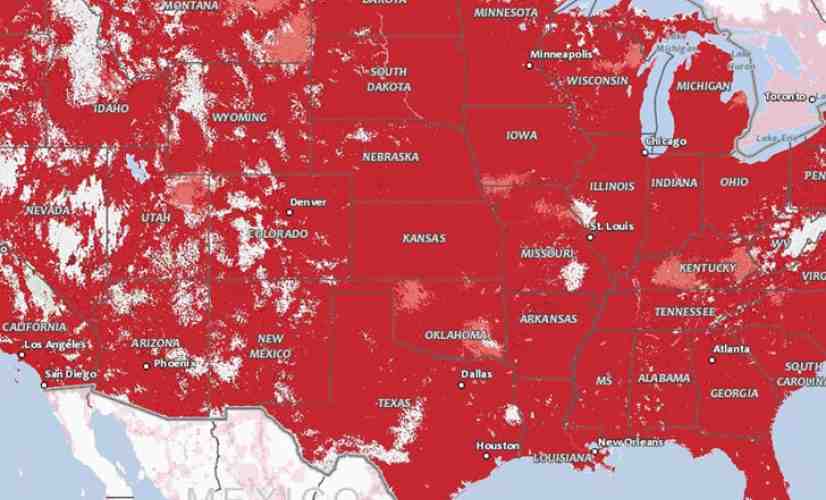 Coverage map