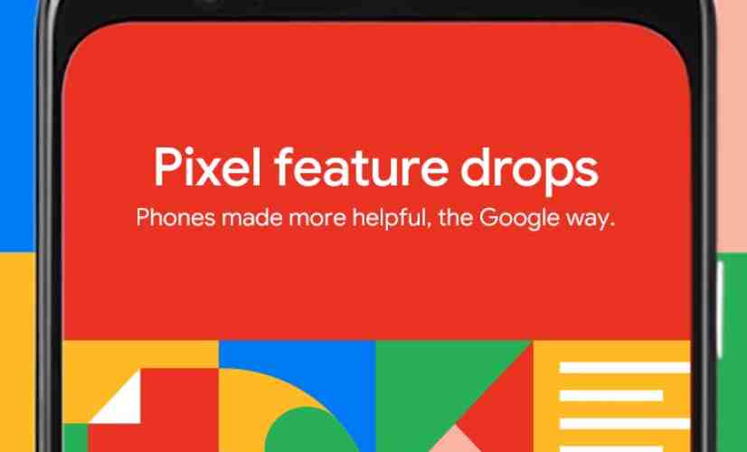 Pixel feature drop