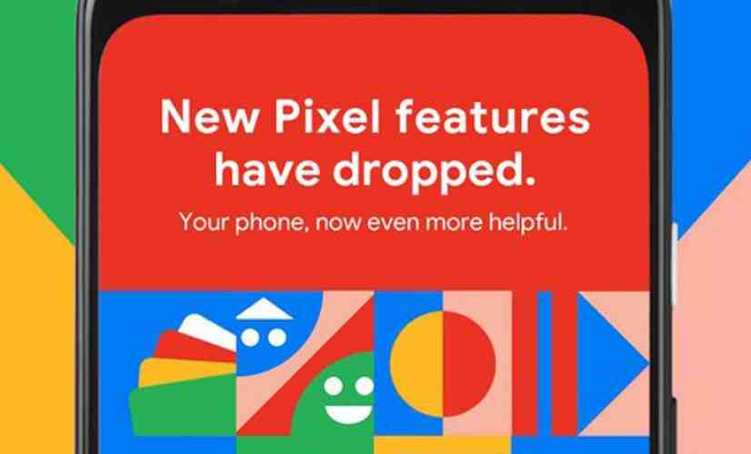 Pixel feature drop