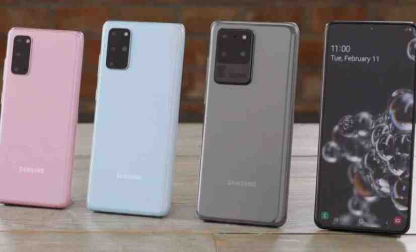 Samsung Galaxy S20 lineup
