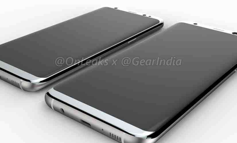 New Samsung Galaxy S8 renders reportedly show both sizes of the upcoming Android flagship