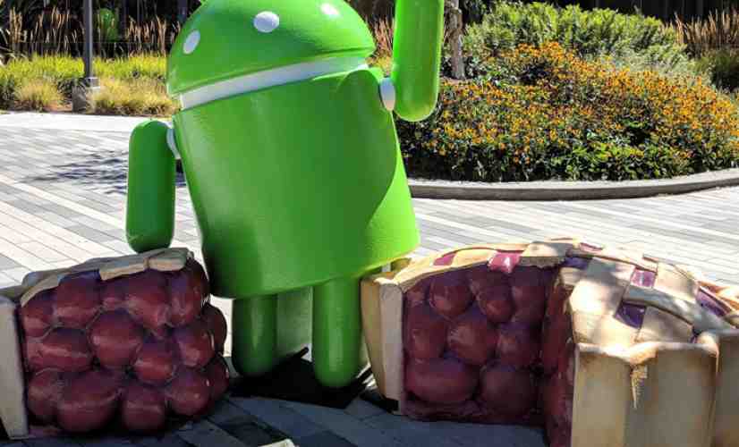Android Pie statue