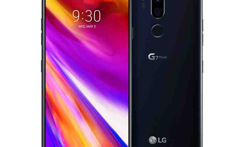 LG G7 ThinQ black leak