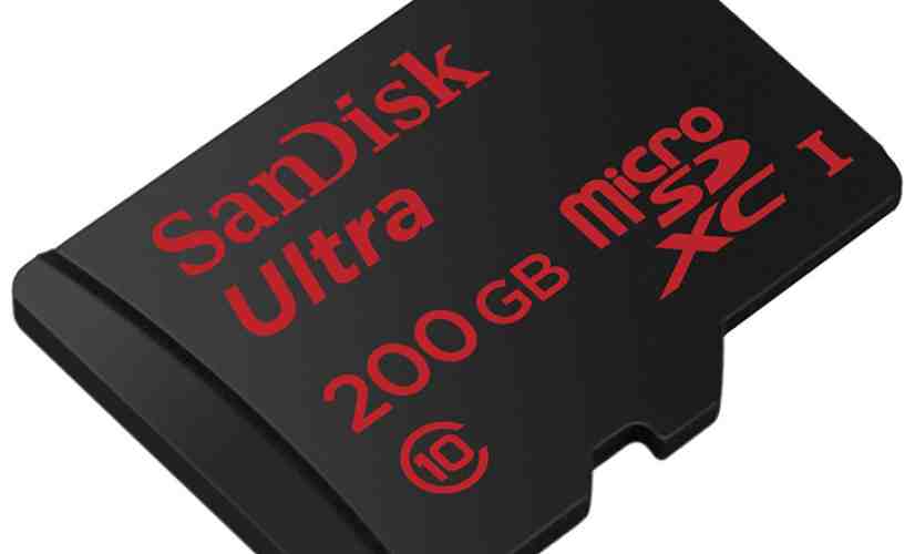 SanDisk 200GB microSD card