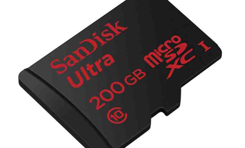 SanDisk 200GB microSD card