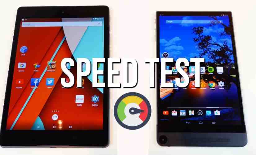 Nexus 9 vs Dell Venue 8 7000 Speed Test