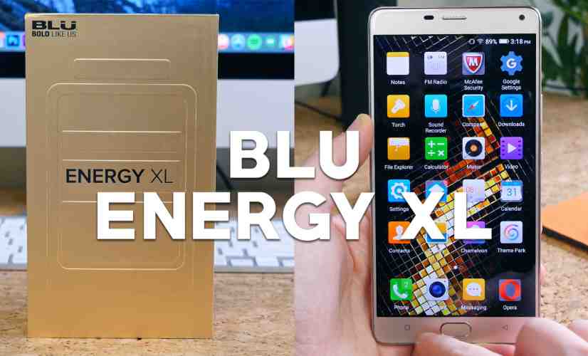 BLU Energy XL Unboxing & First Look - PhoneDog