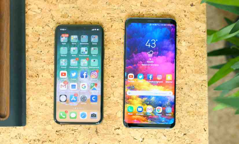 Apple iPhone X vs. Samsung Galaxy S9+ - PhoneDog